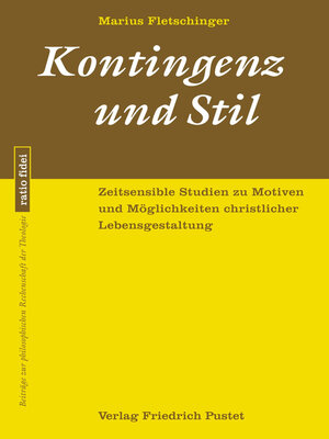 cover image of Kontingenz und Stil